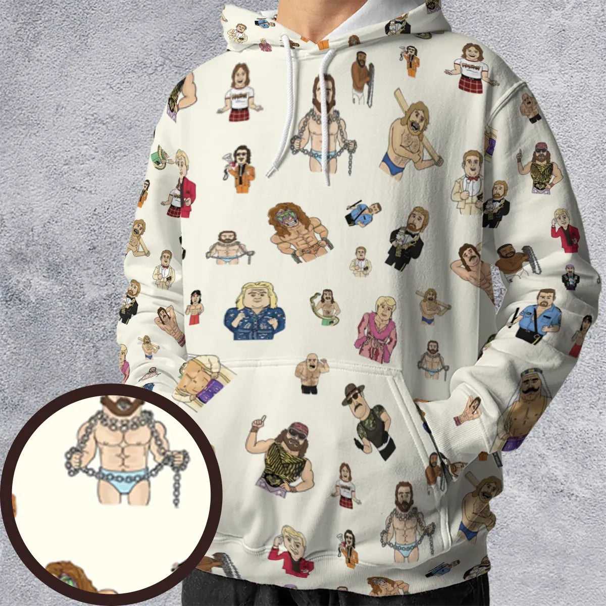 All-over Print Hoodie - W6UNZNGZ