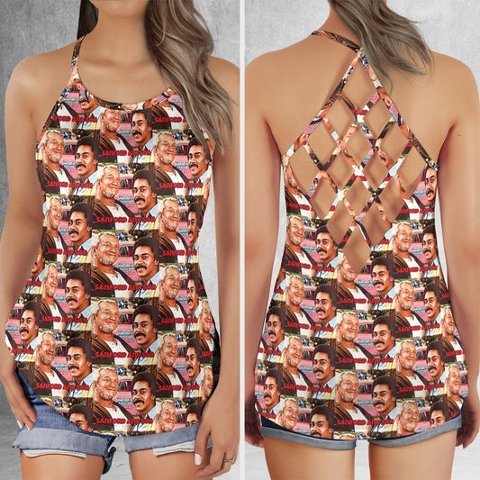 Criss Cross Tank Top - 4WGBHDNM -  - 1