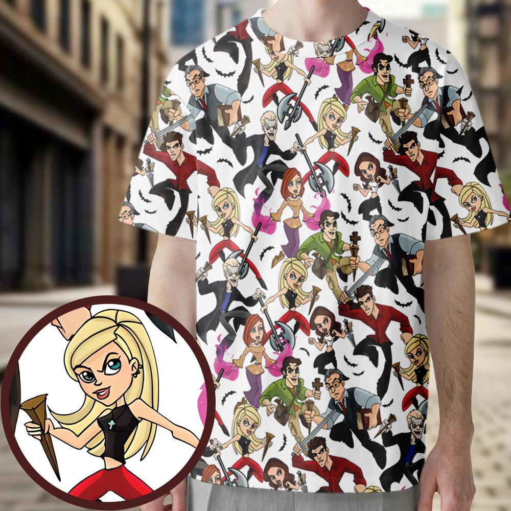 All-Over Print Unisex T-Shirt - NTTTSDQ5 -  - 1
