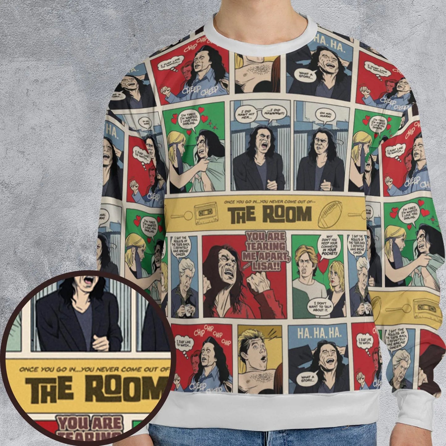 All-over Print Sweatshirt - U7BL7Z5A