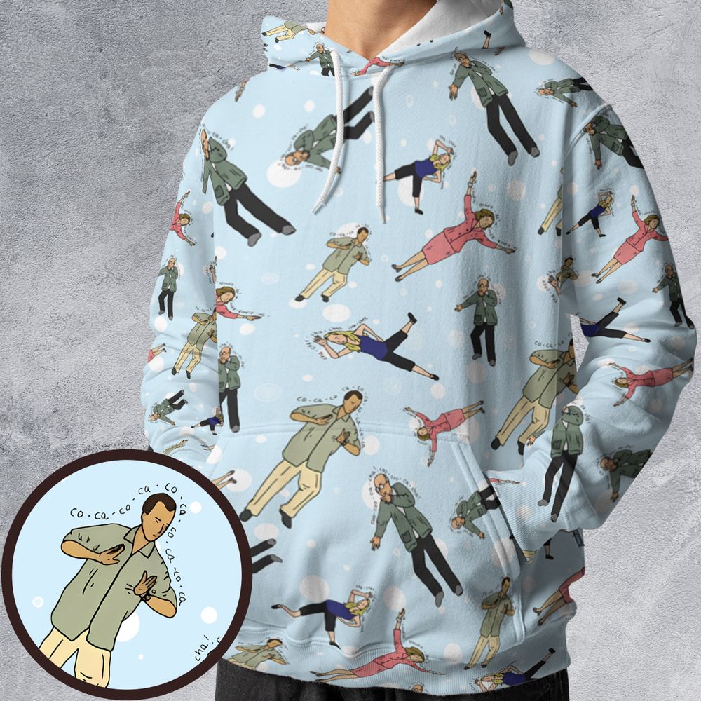 All-over Print Hoodie - YHQH164V -  - 1