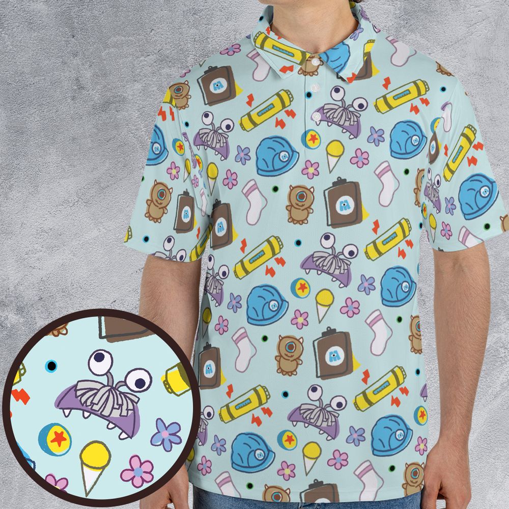 AOP Men/Women Polo Shirt - 87Z99MZW -  - 1