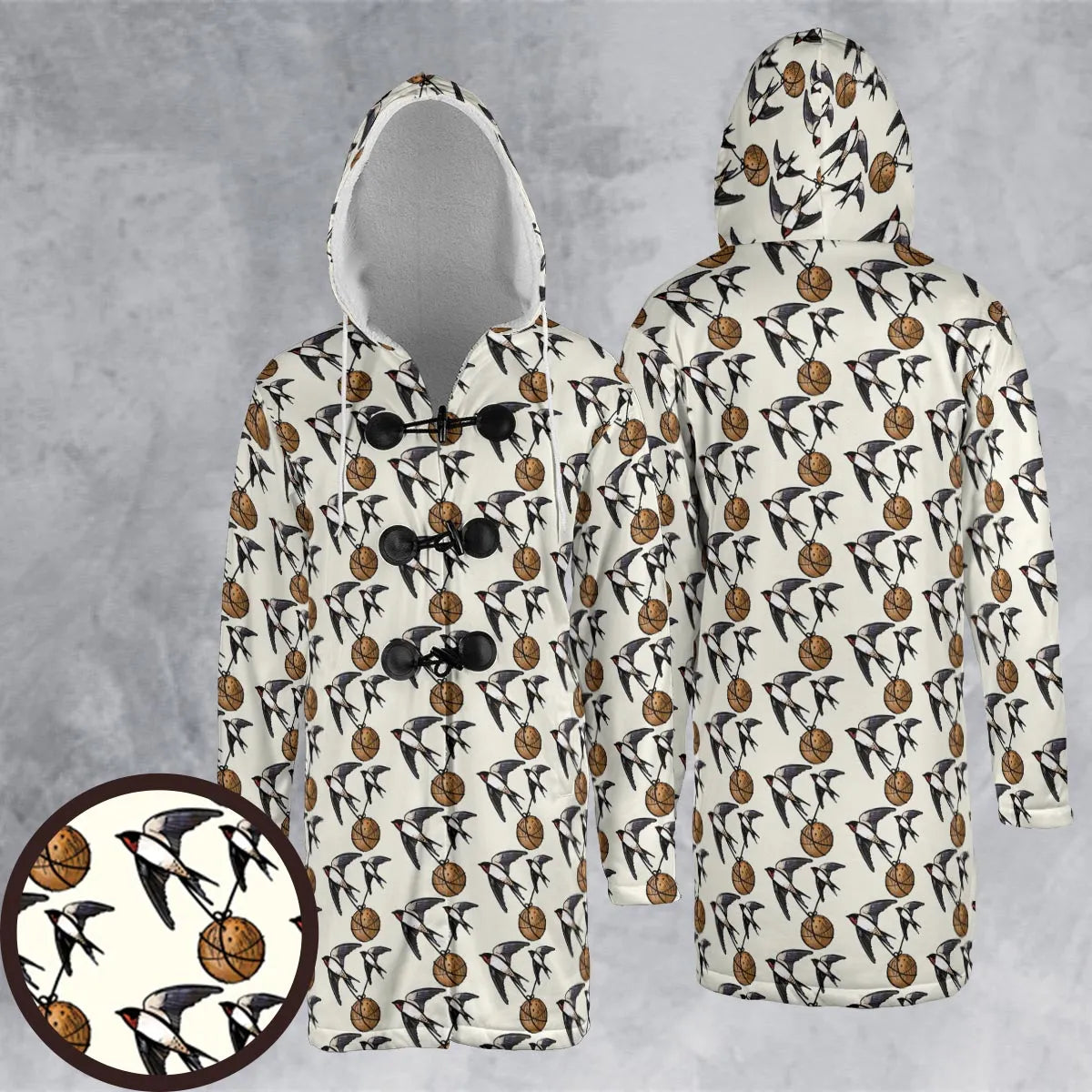 Hooded Cloak Coat - JZ22ZJXA
