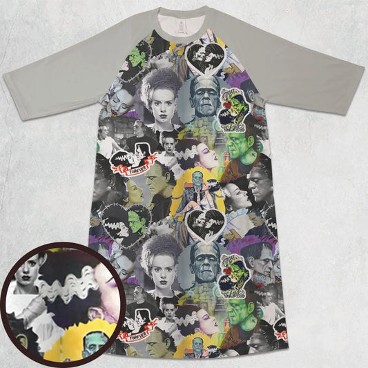 3/4 Sleeve Raglan Dress - 6AWPFSLT