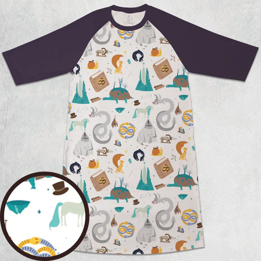 3/4 Sleeve Raglan Dress - 14SJX56J