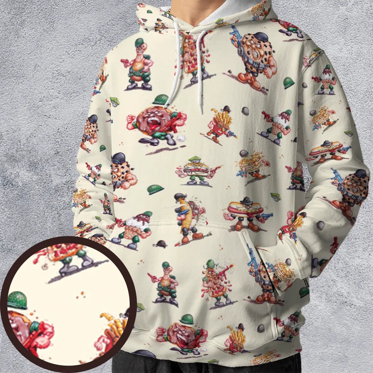 All-over Print Hoodie - DGXJECMT