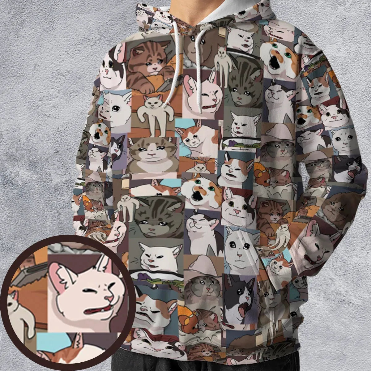 All-over Print Hoodie - SK8T2ABG