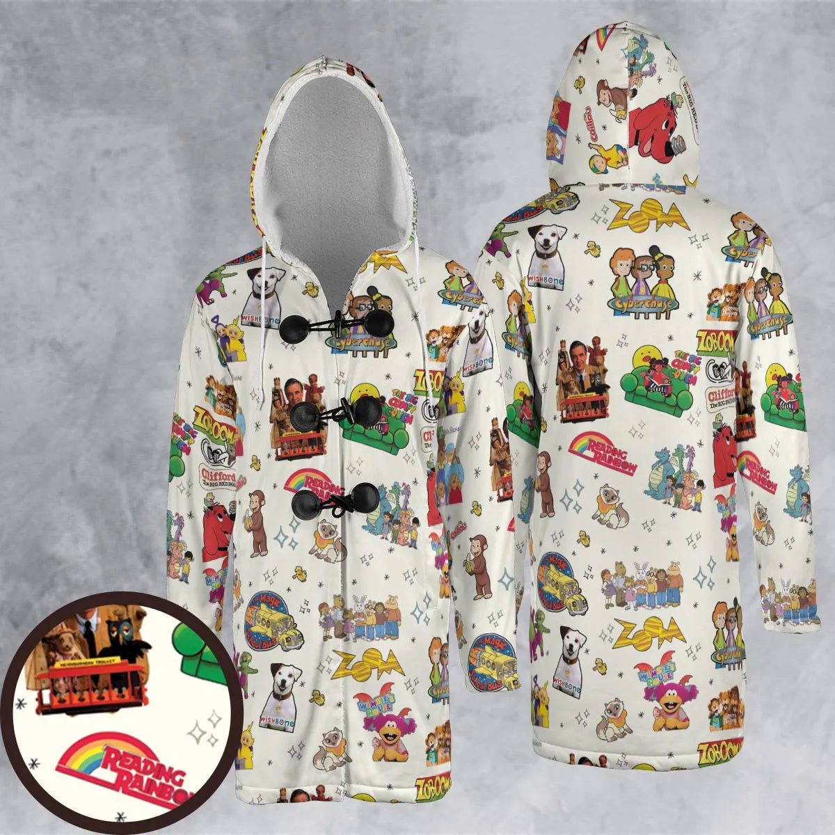 Hooded Cloak Coat - GJV186NH