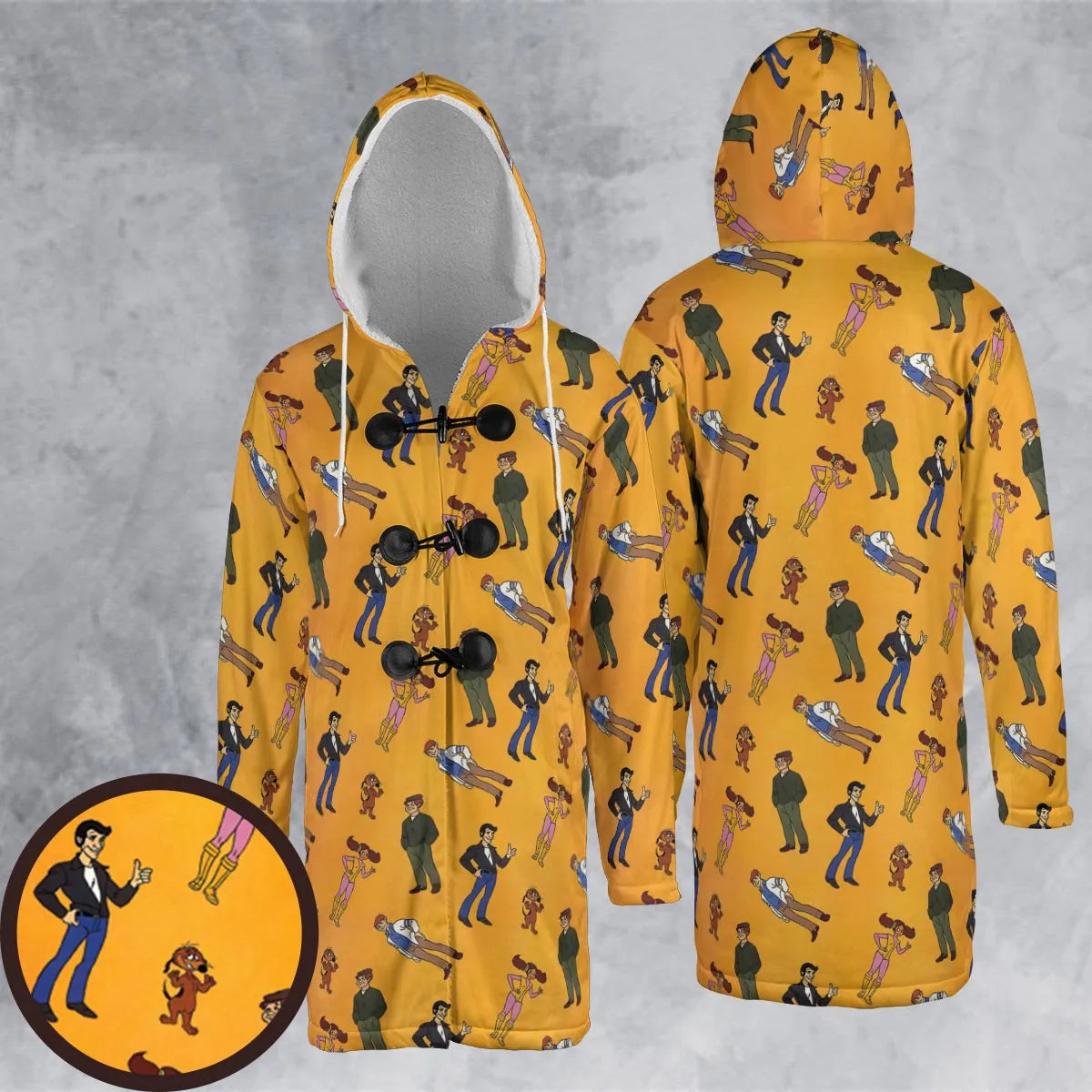Hooded Cloak Coat - XZKYK9NB