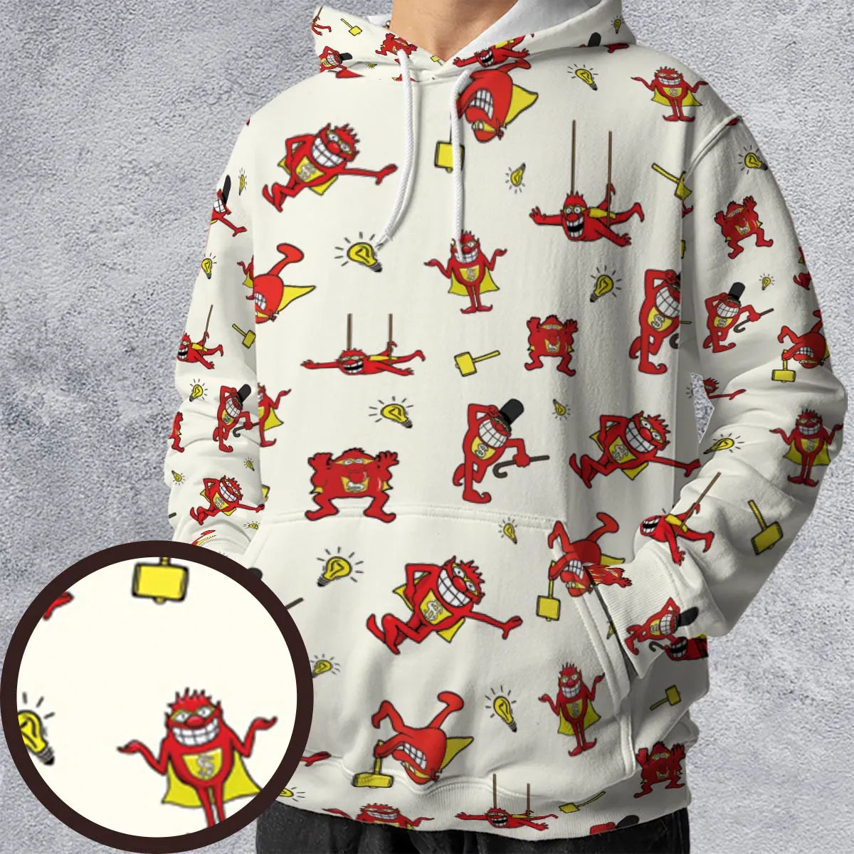All-over Print Hoodie - C7YJDHR6
