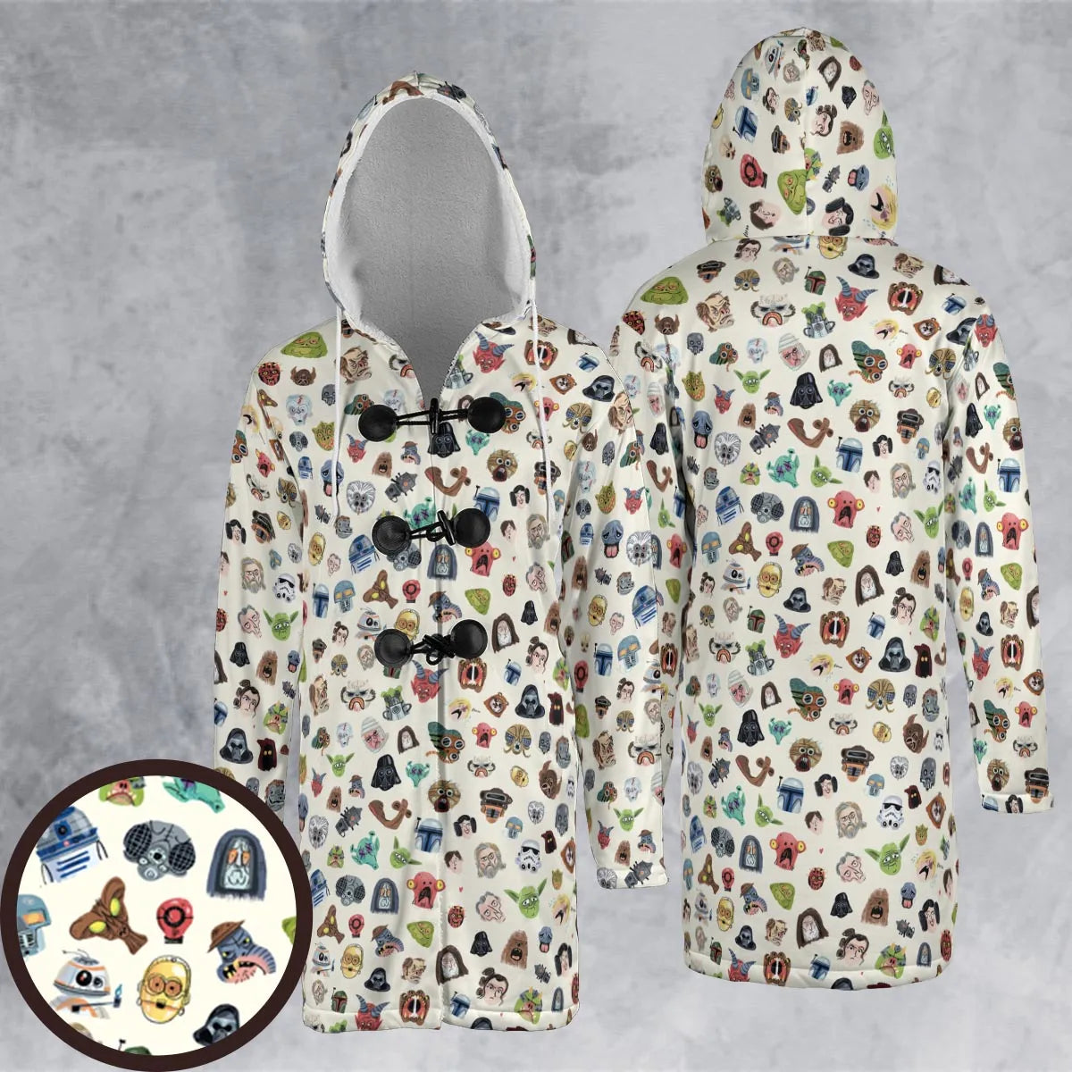 Hooded Cloak Coat - HLH2XR53