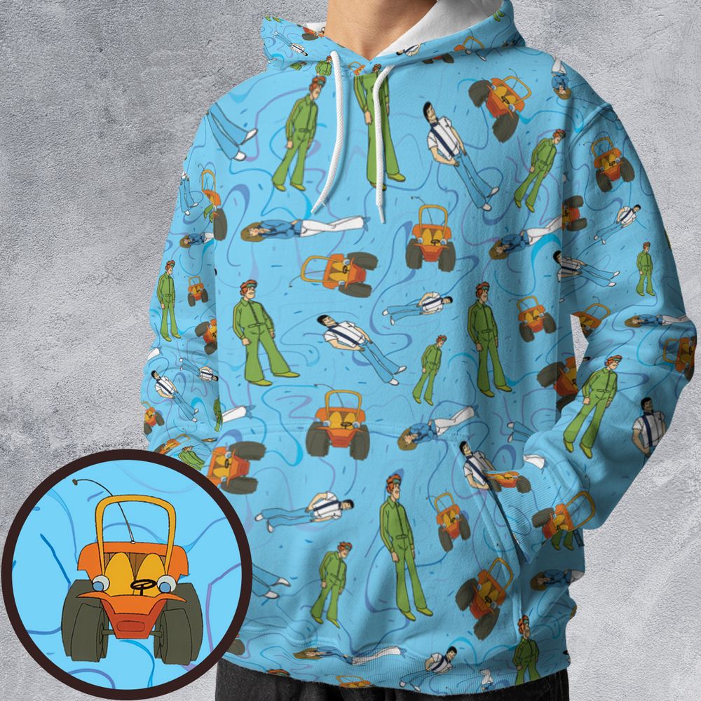 All-over Print Hoodie - 6VJZ7FTM -  - 1