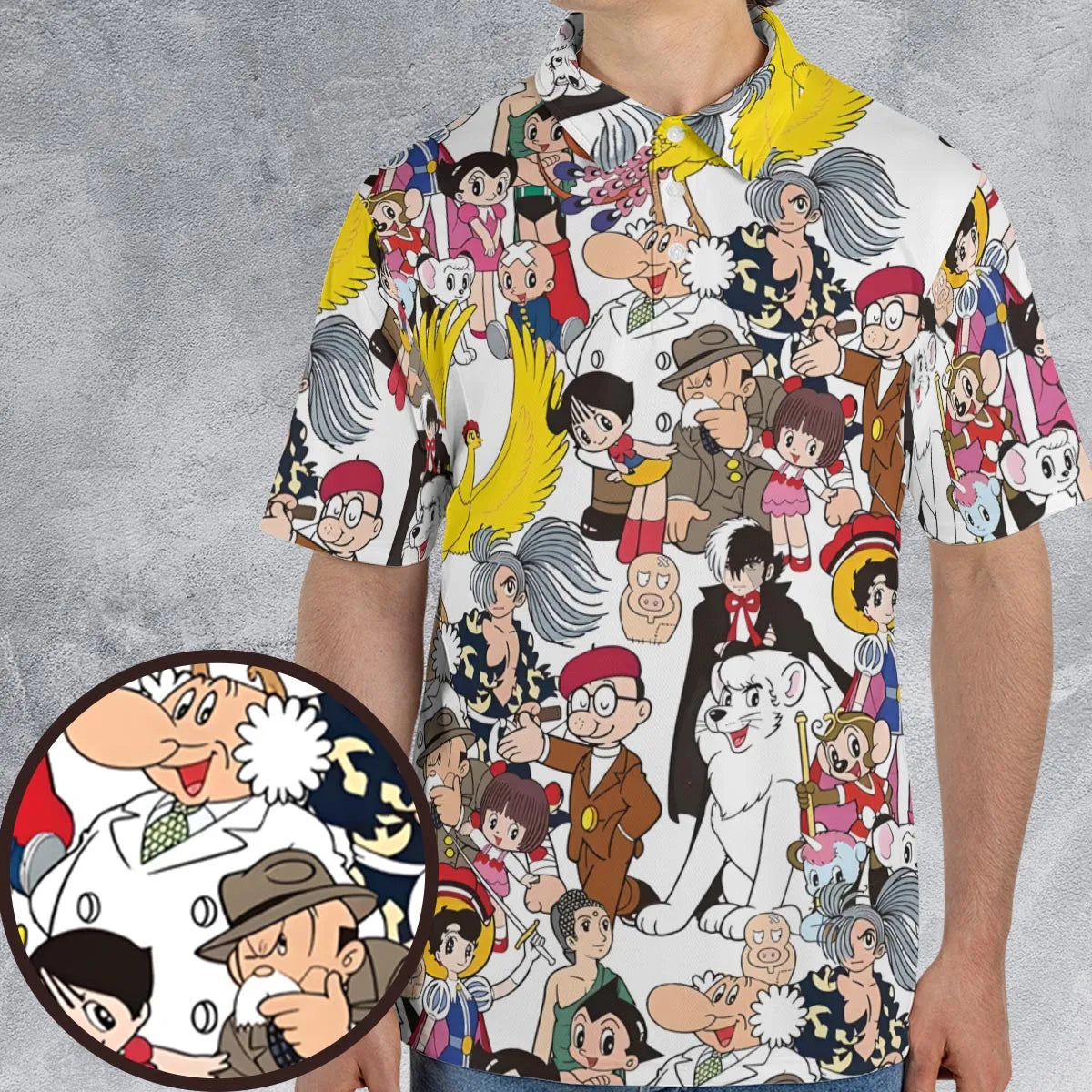 AOP Men/Women Polo Shirt - AJMCFTUF