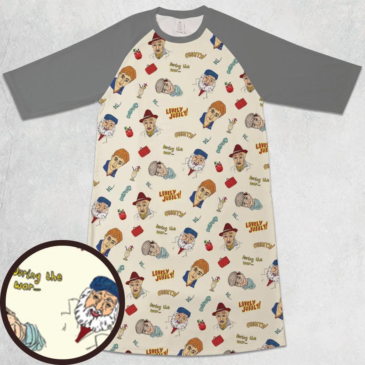 3/4 Sleeve Raglan Dress - QE5BKL41
