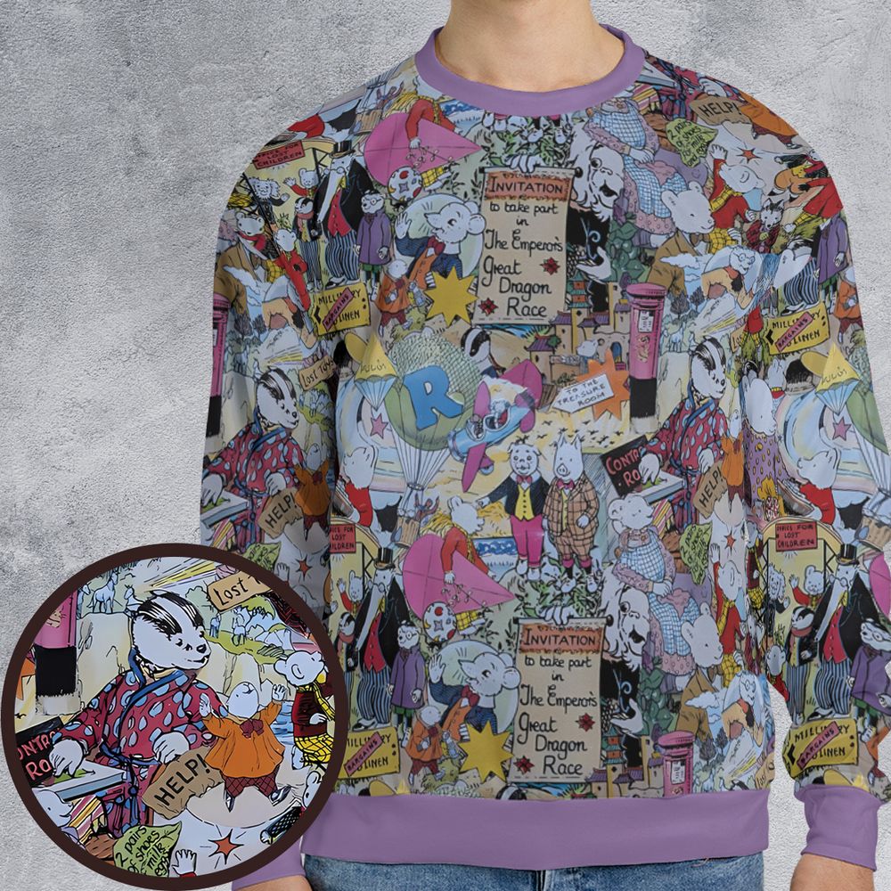 All-over Print Sweatshirt - YS54G17E -  - 1