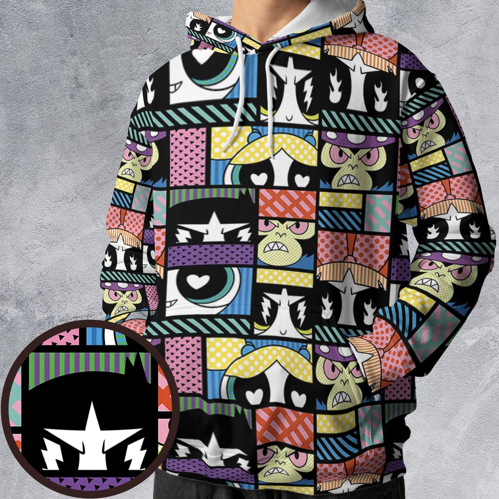 All-over Print Hoodie - 25MH2JMB -  - 1