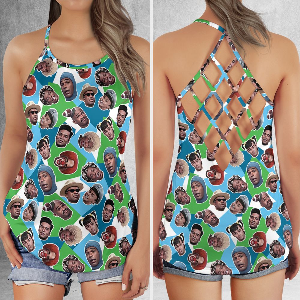 Criss Cross Tank Top - 4WAFYHNS -  - 1