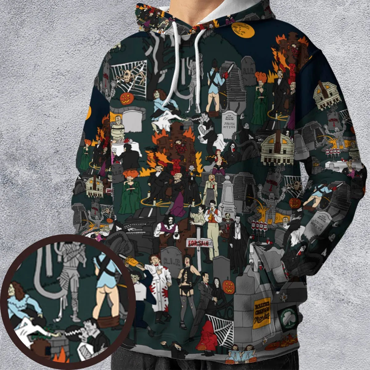 All-over Print Hoodie - RY9A5RXD