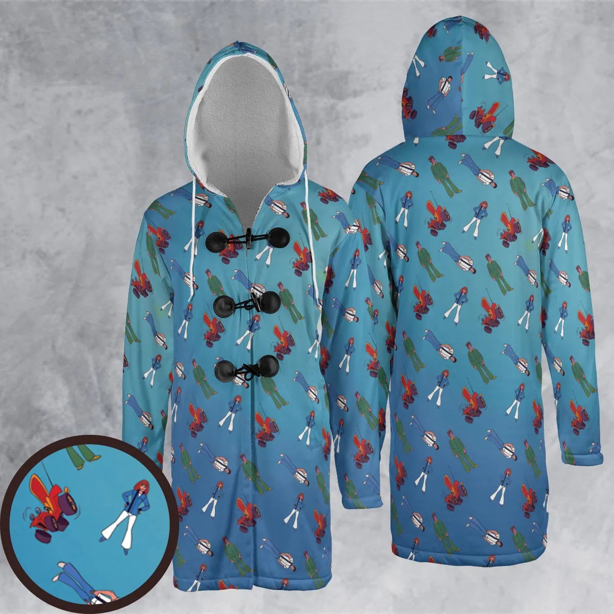 Hooded Cloak Coat - EL64WELT