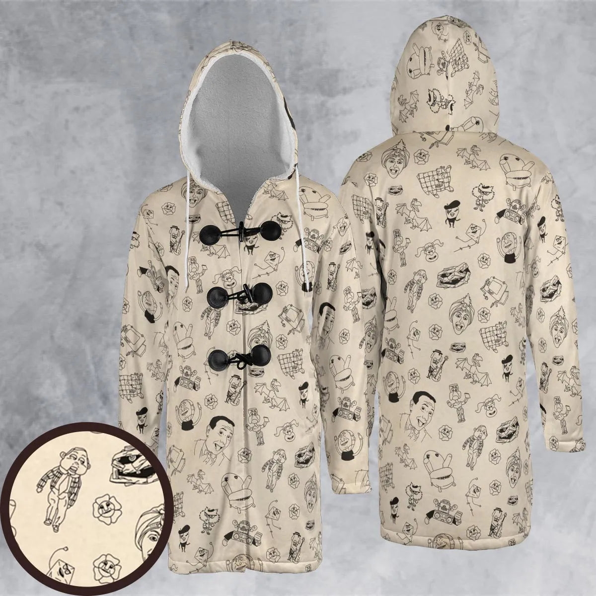 Hooded Cloak Coat - AF8M175A
