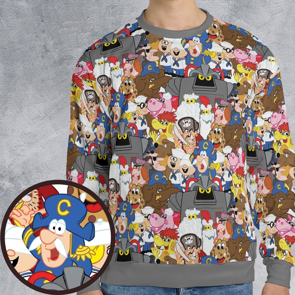 All-over Print Sweatshirt - PFC8K7RK -  - 1