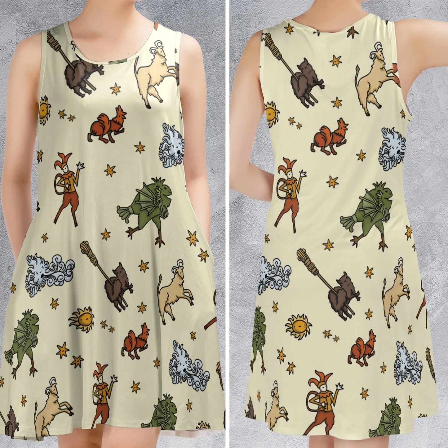 Sleeveless Dress - 9VHCSWJY