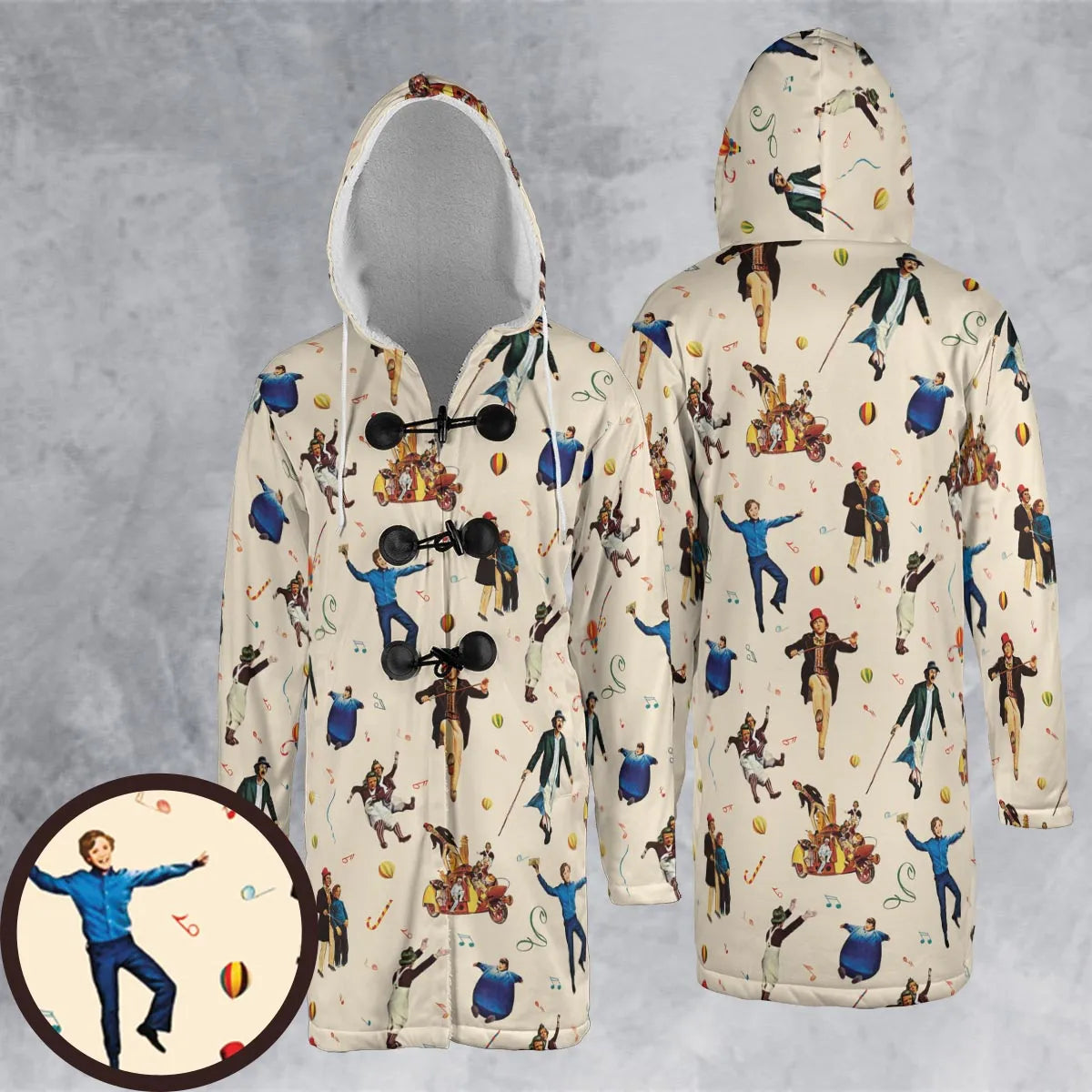 Hooded Cloak Coat - DPLGWU4Z