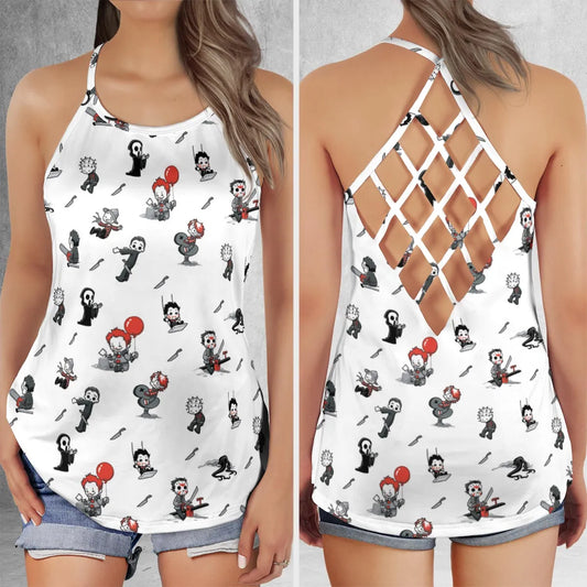 Criss Cross Tank Top - 3VXRLU8M