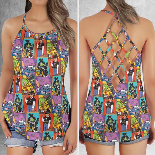 Criss Cross Tank Top - 7TY1QT7K -  - 1