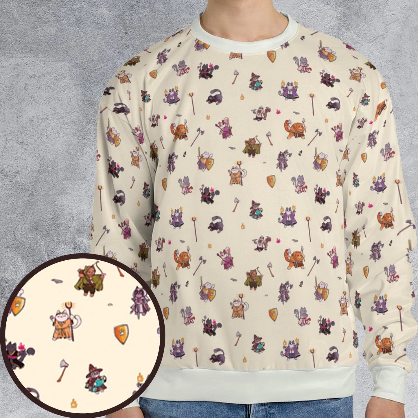 All-over Print Sweatshirt - JDPF5X33