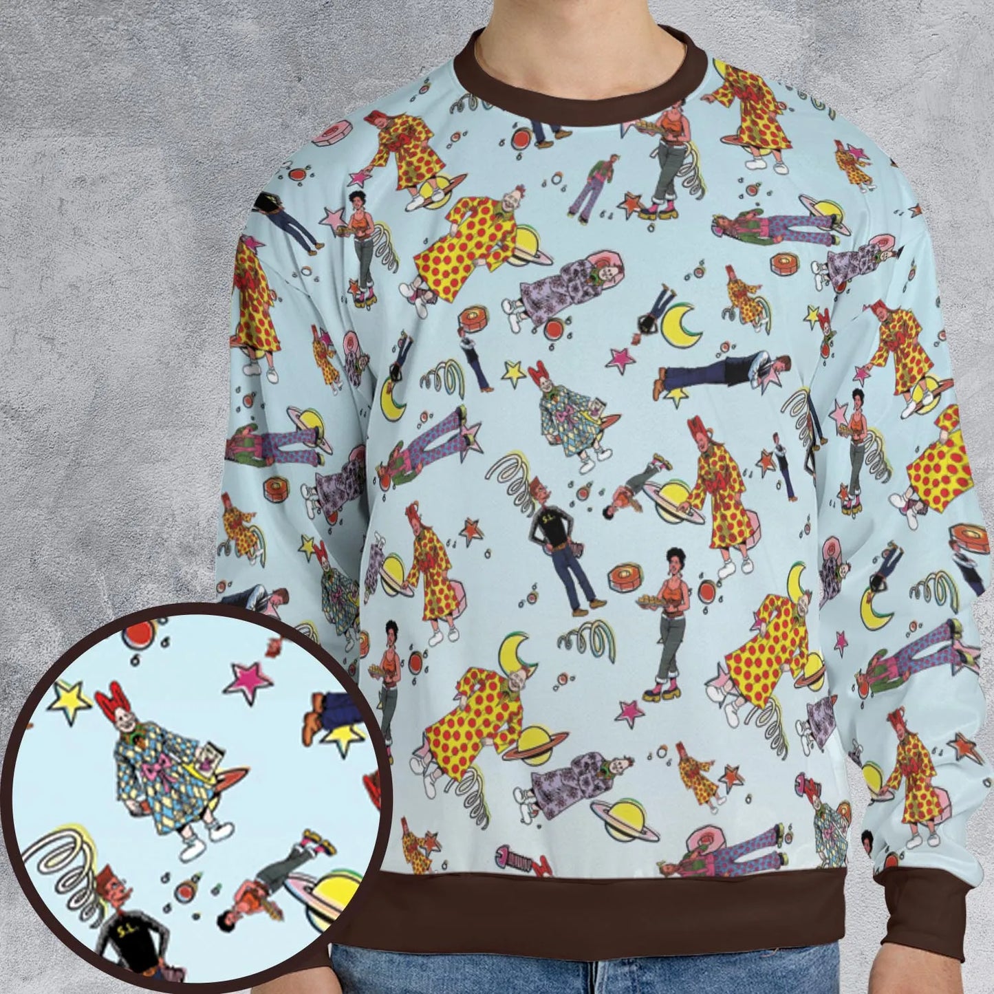 All-over Print Sweatshirt - GYYNZFY8