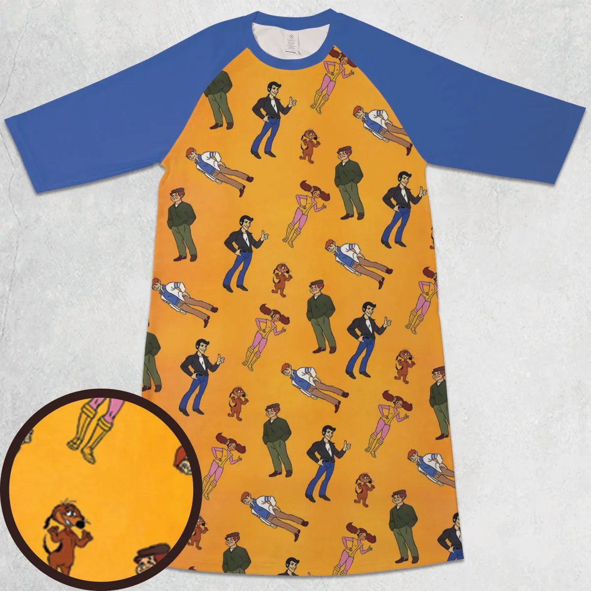 3/4 Sleeve Raglan Dress - MHNC14B7