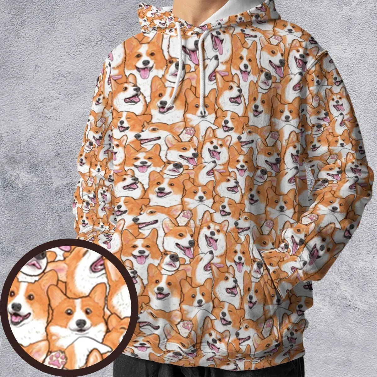 All-over Print Hoodie - 8KH1DRQ2