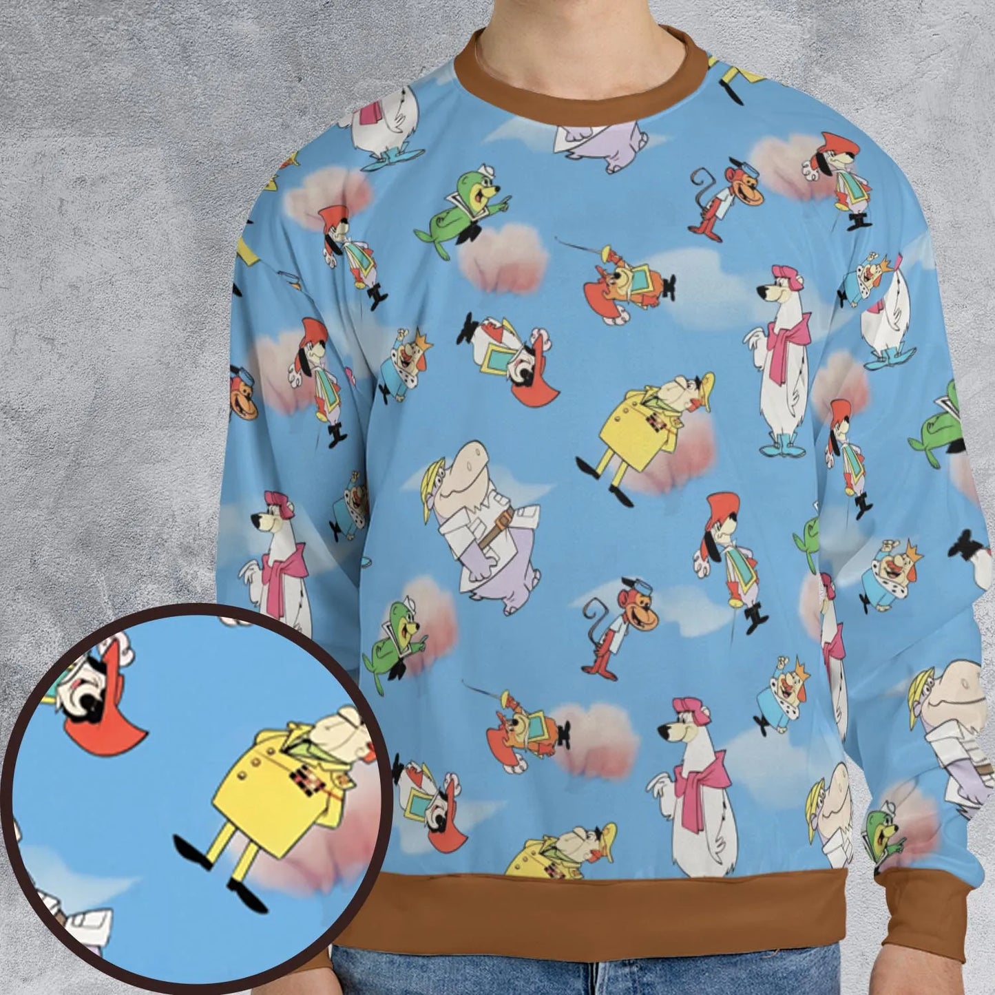All-over Print Sweatshirt - YQDFCBHF
