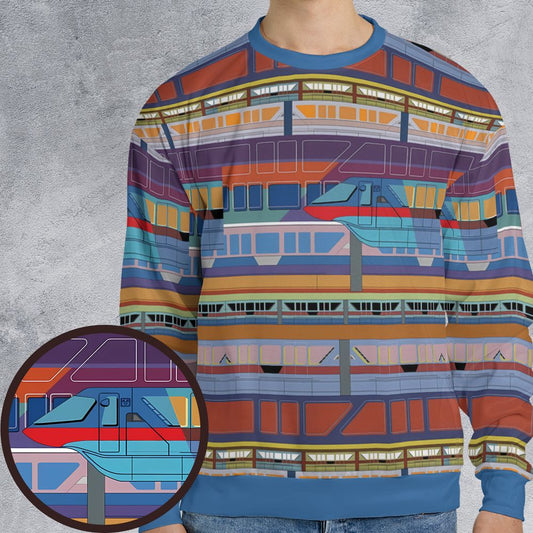 All-over Print Sweatshirt - 2MWZE1X8 -  - 1