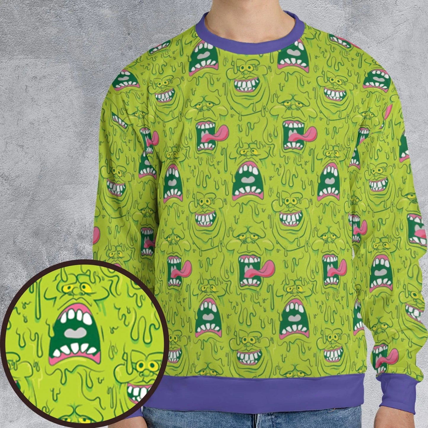 All-over Print Sweatshirt - 9D83YP48