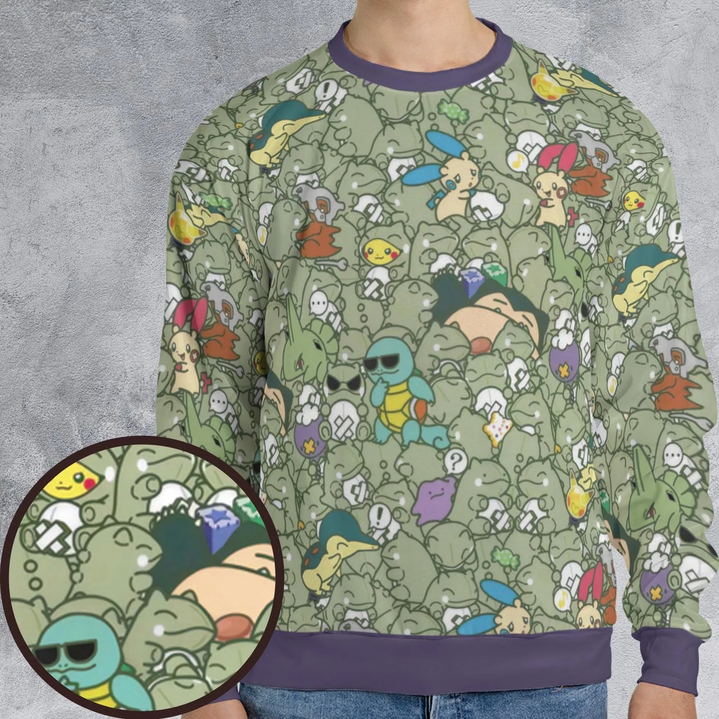 All-over Print Sweatshirt - FXGHJ5QE