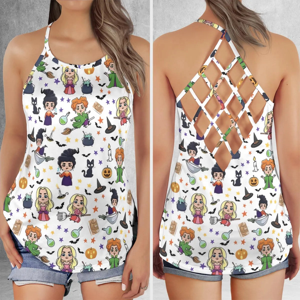 Criss Cross Tank Top - DFBEG2M6