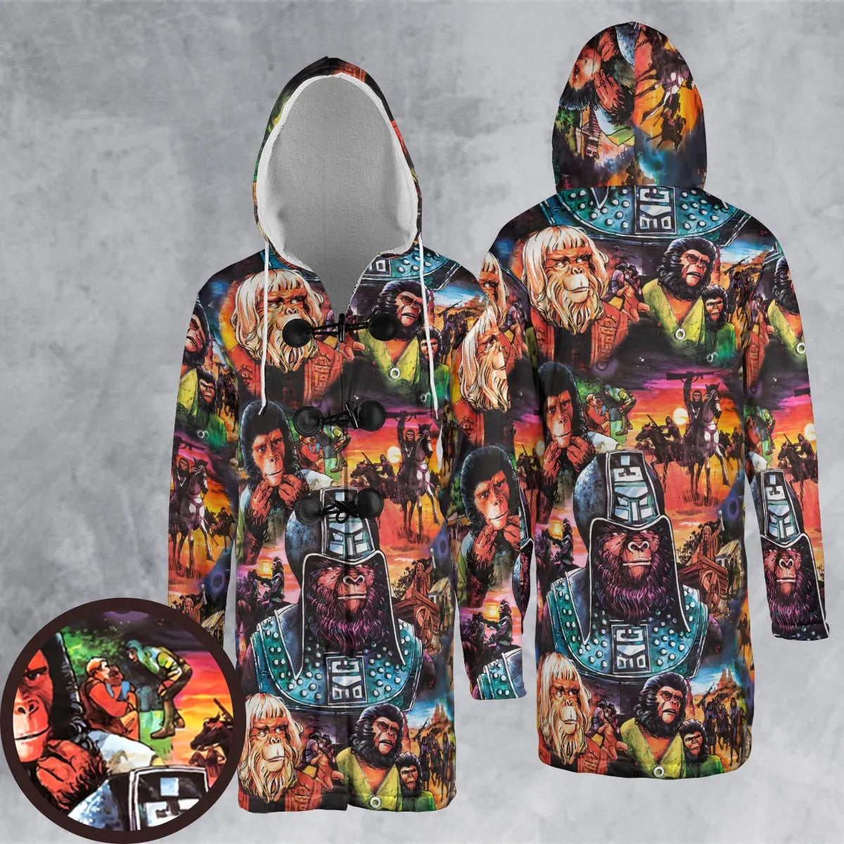 Hooded Cloak Coat - BAYFCFLG