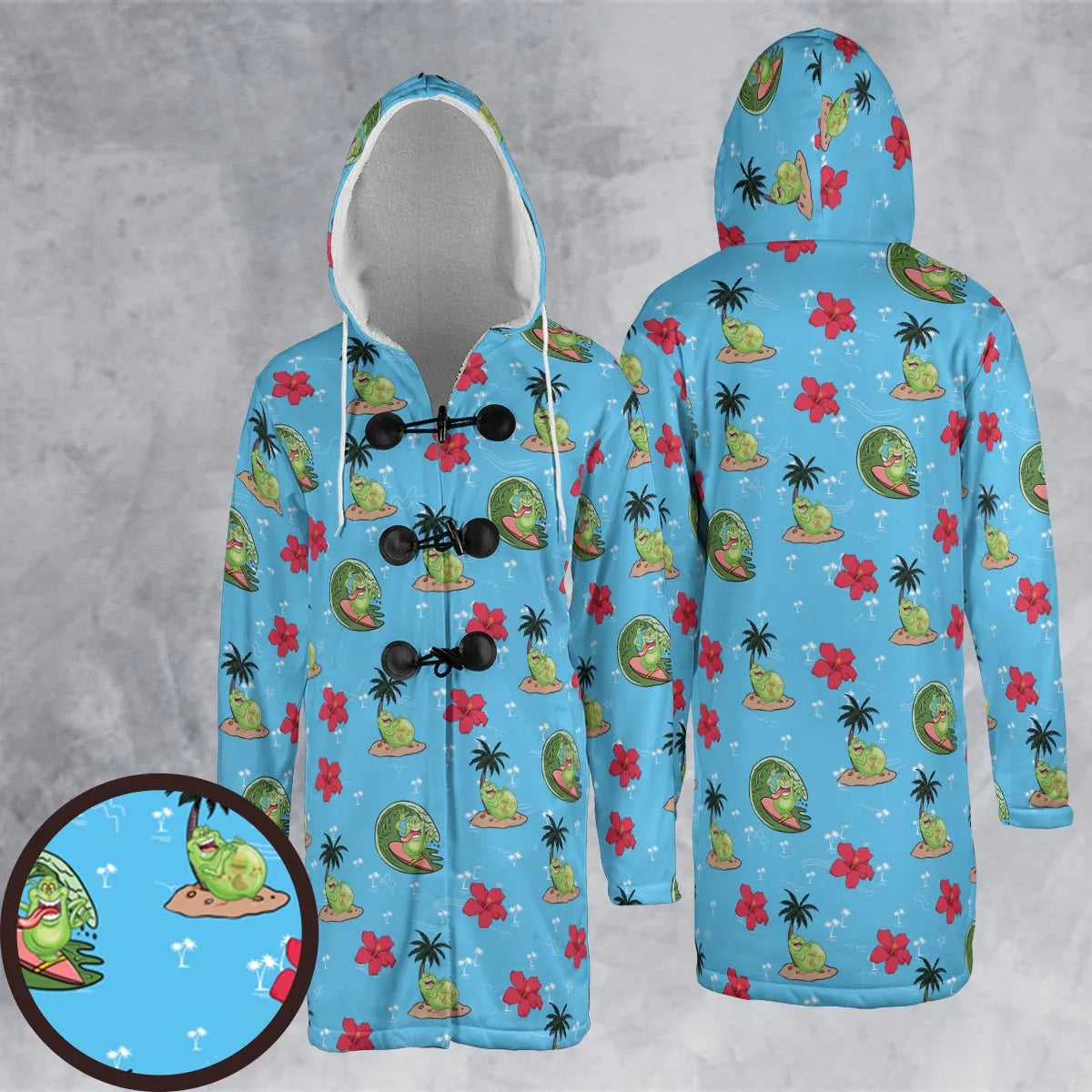 Hooded Cloak Coat - V5YBF9JS
