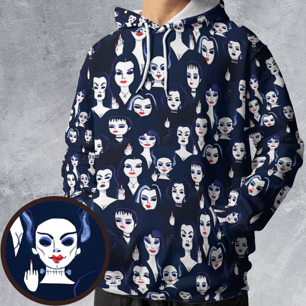 All-over Print Hoodie -  - 1