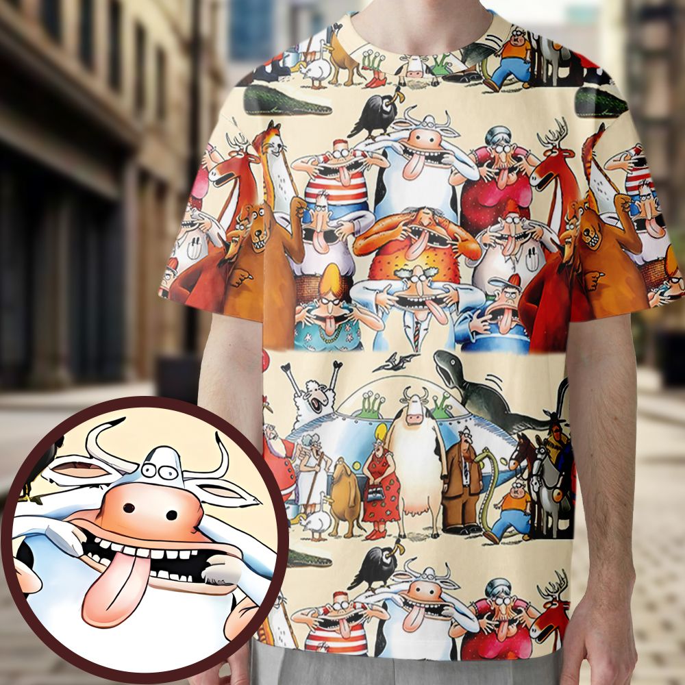All-Over Print Unisex T-Shirt - 8ZTVF173 -  - 1