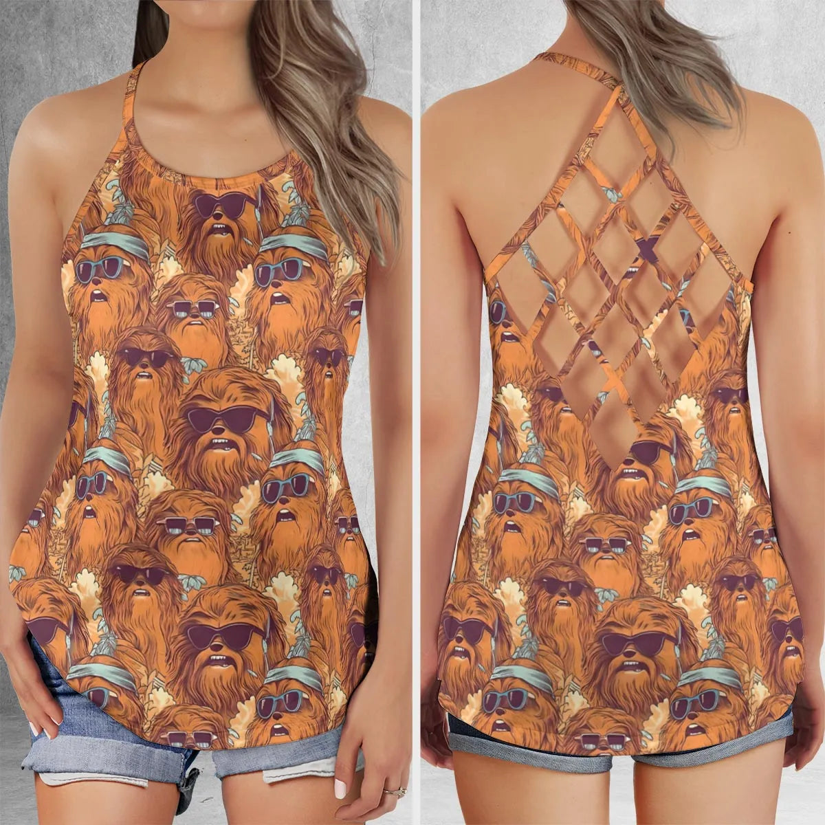 Criss Cross Tank Top - ZYN24XMK