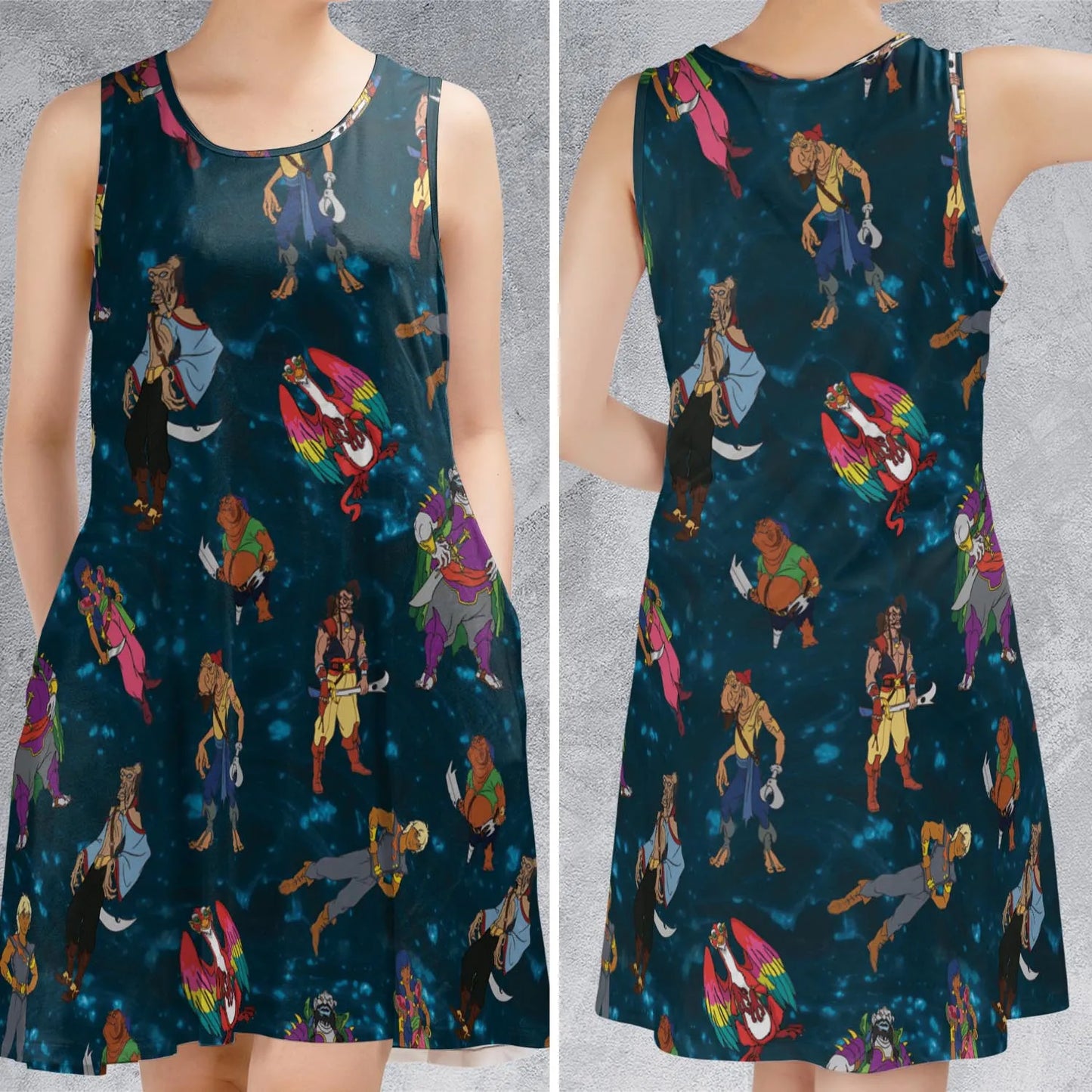 Sleeveless Dress - 6372D9ER