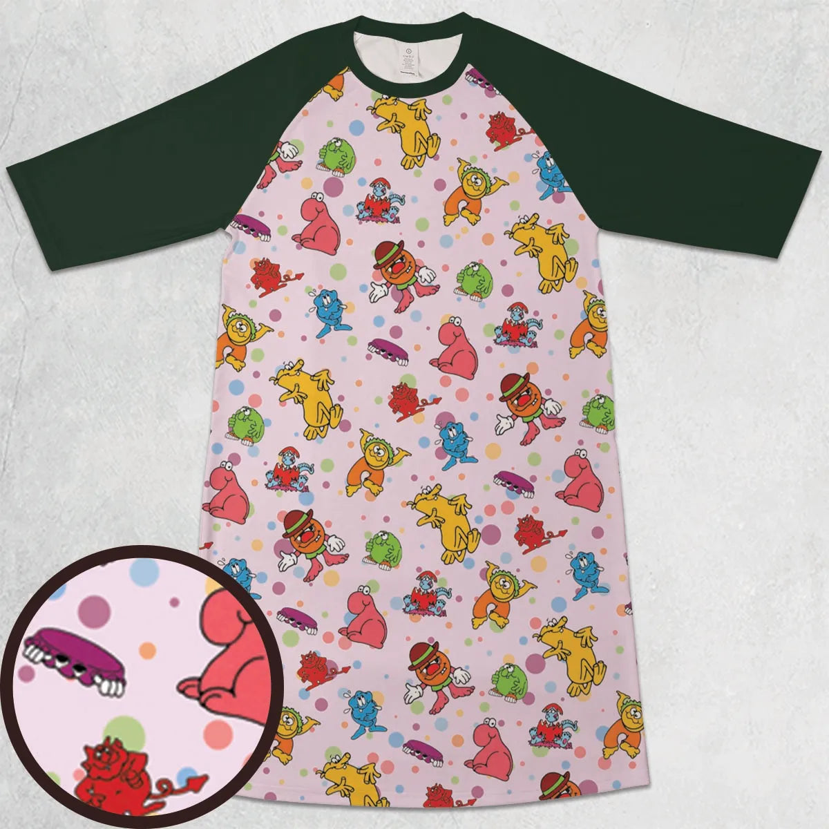3/4 Sleeve Raglan Dress - Z6U8THHE