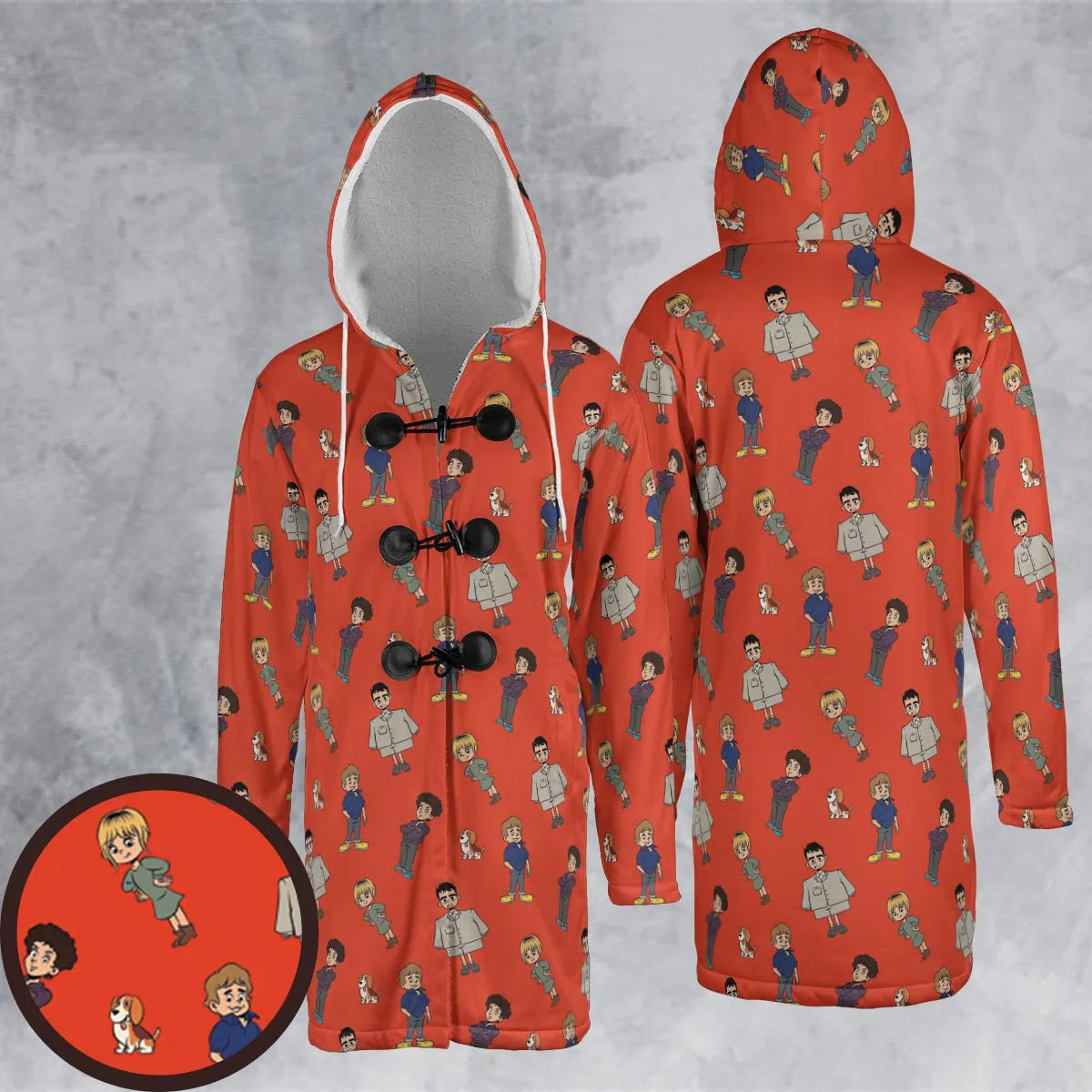 Hooded Cloak Coat - KBFJGCCX