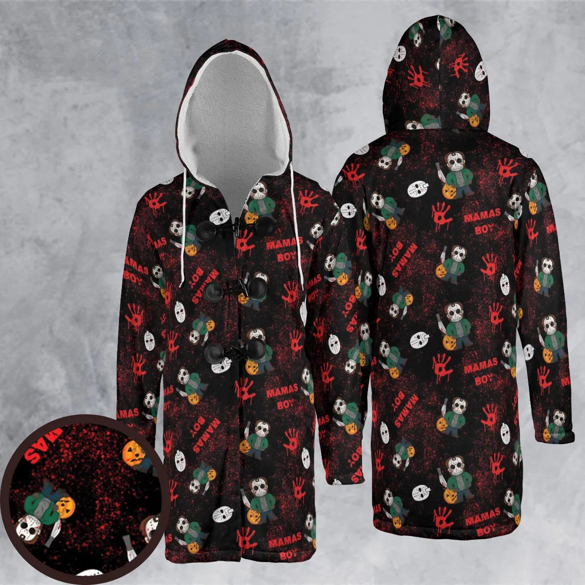 Hooded Cloak Coat - HM8D9BF8