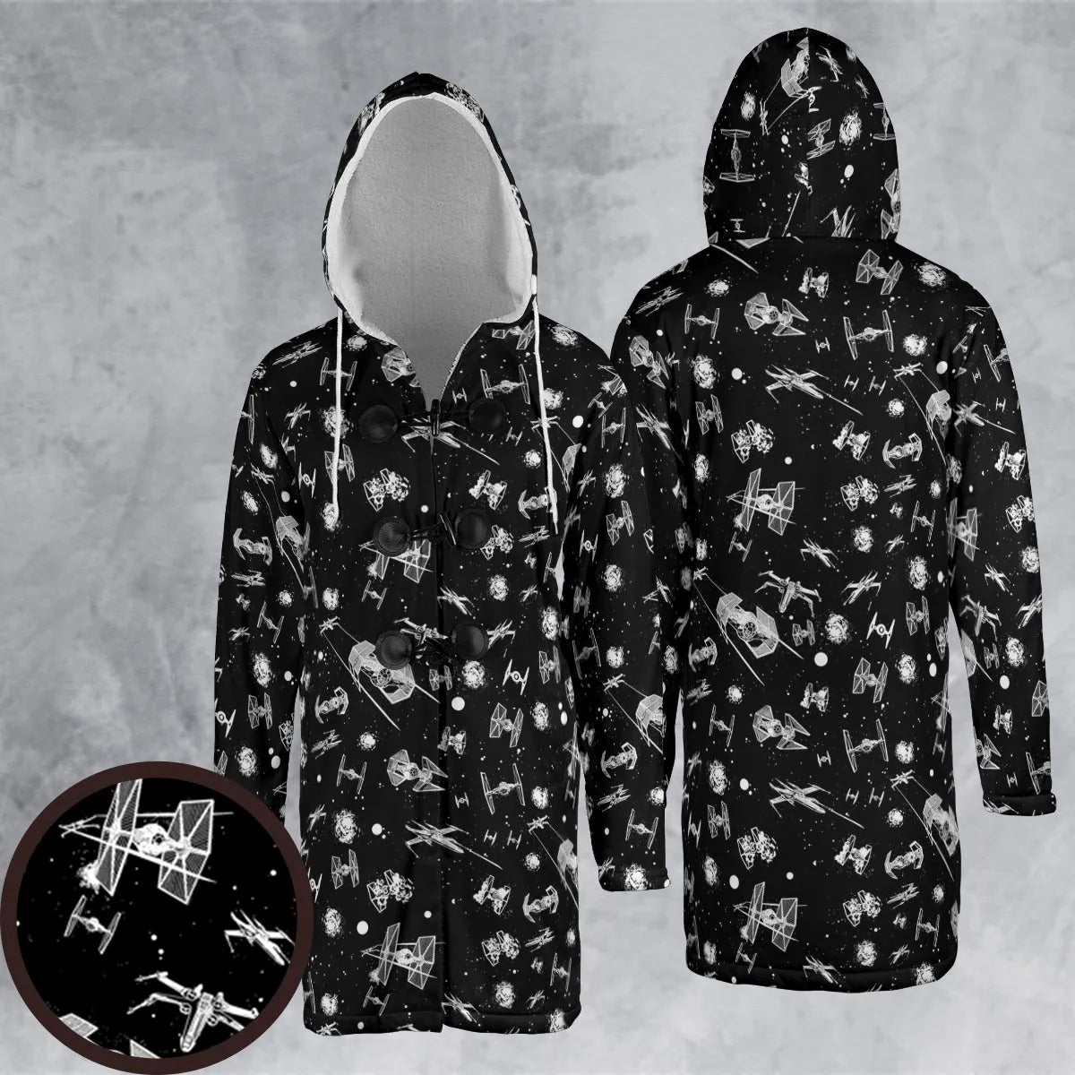 Hooded Cloak Coat - NVGFMWK8