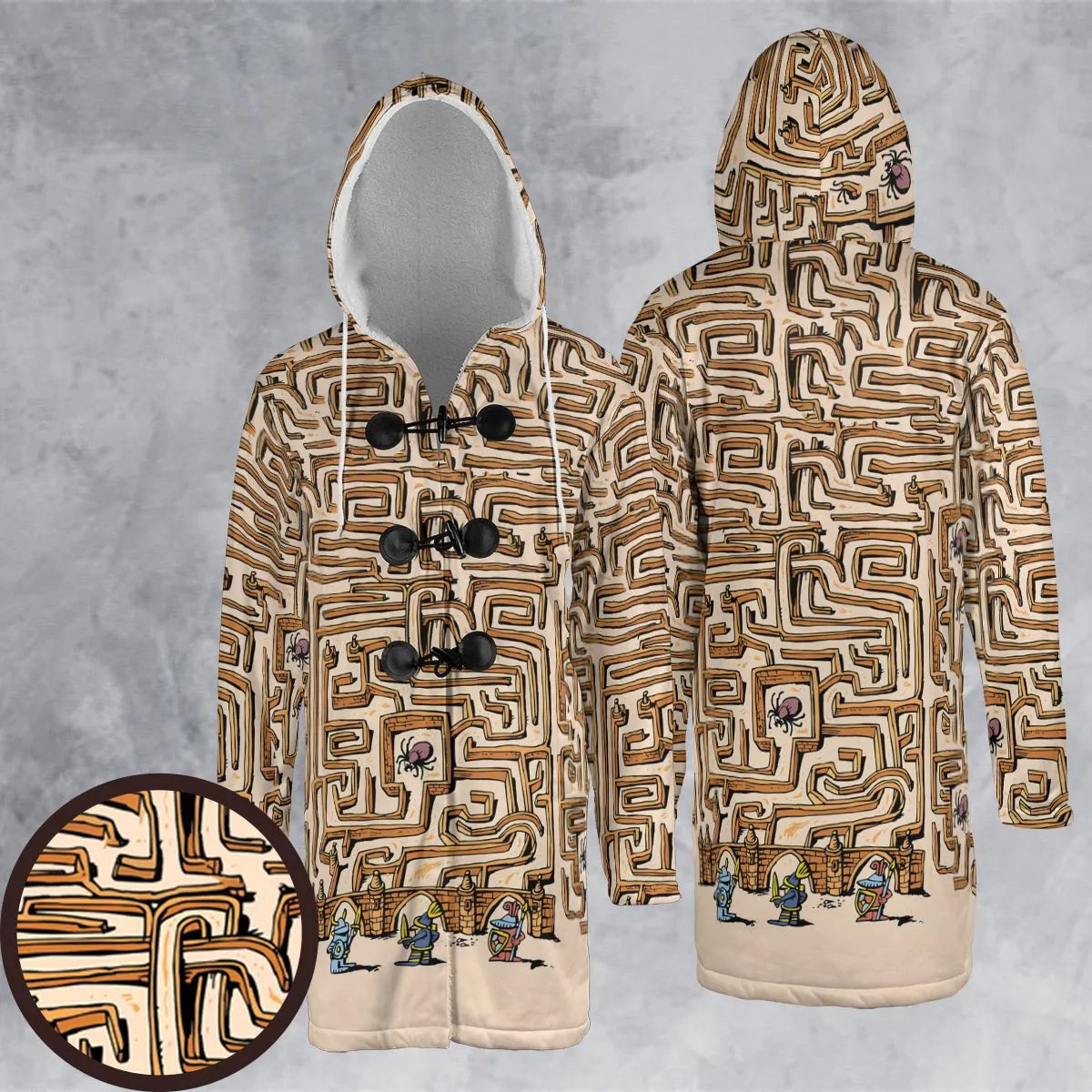Hooded Cloak Coat - KXZKS4MC