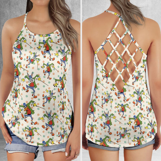 Criss Cross Tank Top - TW6Q7RE3 -  - 1